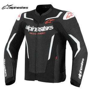 alpinestars �A���p�C���X�^�[�Y �W���P�b�g GP FORCE V2 LEATHER JACKET AIRFLOW �J���[:BLACK WHITE(12) �T�C�Y:50