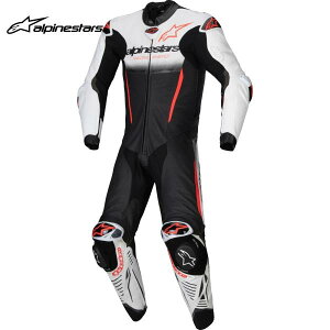 alpinestars �A���p�C���X�^�[�Y �c�i�M GP-R7 LEATHER SUIT �J���[:WHITE BLACK RED FLUO �T�C�Y:52
