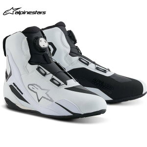 alpinestars �A���p�C���X�^�[�Y �V���[�Y FASTER-4 BOA SHOE ASIA �J���[:WHITE BLACK(21) �T�C�Y:8/25.5cm
