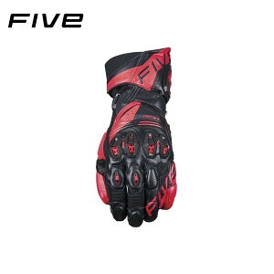 FIVE �t�@�C�u �O���[�u RFX1 EVO �J���[:BLACK/FLUO RED �T�C�Y:M