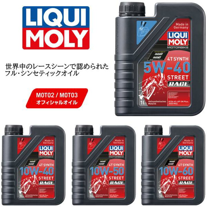 楽天市場】LIQUIMOLY リキモリ バイク用 エンジンオイル ストリート 