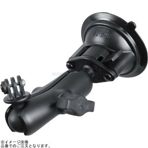 RAM MOUNTS �����}�E���g RAM-B-166-GOP1 GoPro�}�E���g���c�C�X�g���b�N�T�N�V�����x�[�X�Z�b�g(�W���A�[��) �z�Ռa83.8mm 1�C���`�{�[��