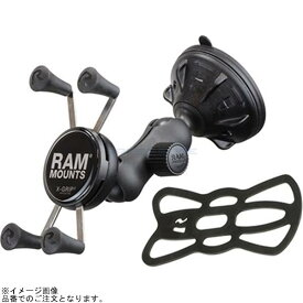 【在庫あり】 RAM MOUNTS ラムマウント RAP-B-166-2-UN7U Xグリップ(S)＆サクションベースセット(ショートアーム/プラ) 吸盤径69.8mm 1インチボール