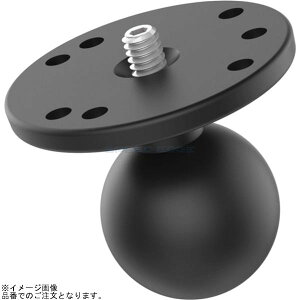 RAM MOUNTS �����}�E���g RAM-202AU AMPS�z�[�����E���h�x�[�X 1/4inch-20�l�W�t(�O�r�l�W�p) 1.5�C���`�{�[��