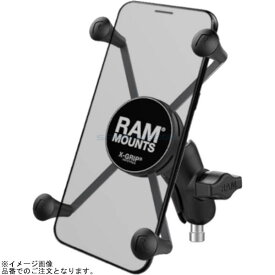 【在庫あり】 RAM MOUNTS ラムマウント RAM-PL6 Xグリップ(M)＆M8ボルトベースセット(ショートアーム) 1インチボール