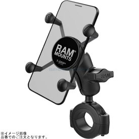 【在庫あり】 RAM MOUNTS ラムマウント RAM-B408-11215-AUN7U Xグリップ(S)＆バーマウントベース(L)セット(ショートアーム) φ28.6-38.1mm対応 1インチボール