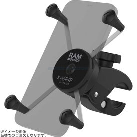 【在庫あり】 RAM MOUNTS ラムマウント RAM-HOL-UN10-400-2U Xグリップ(M)＆タフクロー(S)セット φ15.9-28.9mm対応 一体式