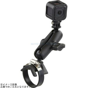 RAM MOUNTS �����}�E���g RAM-B-108-GOP1U GoPro�}�E���g���x���g�N�����v�x�[�X�Z�b�g(�W���A�[��) ��25.4-53.3mm�Ή� 1�C���`�{�[��