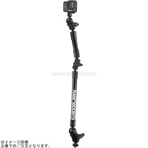 RAM MOUNTS ラムマウント RAP-354TRA112-4AGOP1 GoProマウント&トラックボールベースセット(全長78.7cmタフポール) 1.5インチボール