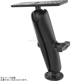 RAM MOUNTS ラムマウント RAM-111U-D -D 魚探マウント(M)＆AMPSラウンドベース(ロングアーム) プレートサイズ158.7x50.8mm 1.5インチボール -D