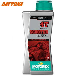 DAYTONA �f�C�g�i 49446 MOTOREX SCOOTER FORZA 4T 0W-30 �e��:1L