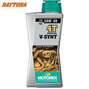 DAYTONA �f�C�g�i 49468 MOTOREX V-SYNT 4T 20W-50 �e��:1L