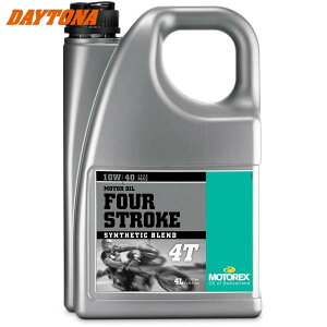DAYTONA �f�C�g�i 49369 MOTOREX FOUR STROKE 4T 10W-40 �e��:4L