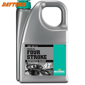 DAYTONA �f�C�g�i 49324 MOTOREX FOUR STROKE 4T 5W-40 �e��:4L