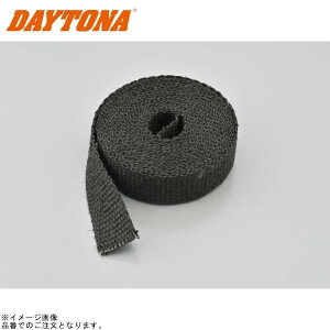 DAYTONA デイトナ 93660 サーモプロテクトラップ グラファイト 25mm×4.5m ブラック