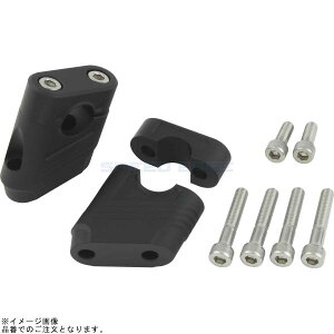 POSH ポッシュ 031152-26 マッスルポジションブラケット マットブラック |ゼファー400/X ゼファー750/1100/RS バリオス