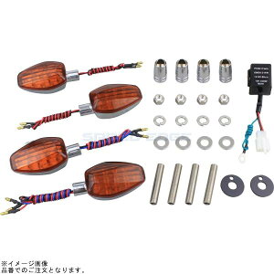 POSH �|�b�V�� 060651 ���C�g�E�F�C�gLED�E�C���J�[ �Ԏ��p�Z�b�g ���b�L�{�f�B/�I�����W�����Y |XJR1300 XJR400/R