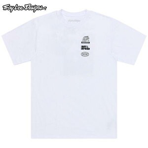 Troy Lee Designs トロイリーデザインズ TDA049 OVERLOAD SHORT SLEEVE TEE カラー:WHITE サイズ:L