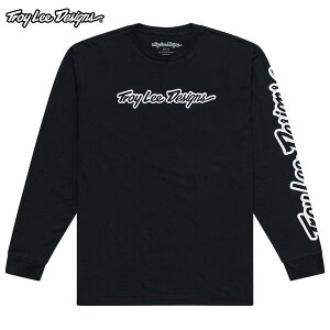 Troy Lee Designs gC[fUCY TDA050 SIGNATURE LONG SLEEVE TEE J[:BLACK TCY:L