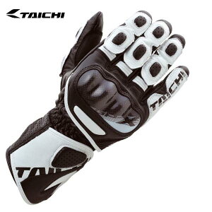RS TAICHI RSタイチ NXT053 GP-X レーシング グローブ カラー:WHITE/BLACK サイズ:L
