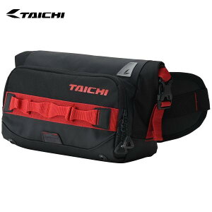 RS TAICHI RSタイチ RSB279 WP ヒップバッグ カラー:BLACK/RED サイズ:5L