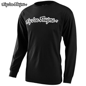 Troy Lee Designs gC[fUCY TDA036 SIGNATURE LONG SLEEVE TEE J[:BLACK TCY:M