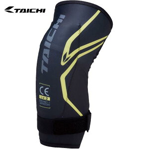 RS TAICHI RSタイチ TRV080 ステルス CE(LV2) ニーガード カラー:BLACK/YELLOW サイズ:M