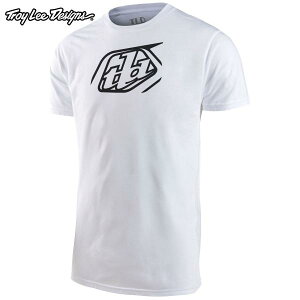 Troy Lee Designs gC[fUCY TDA037 BADGE SHORT SLEEVE TEE J[:WHITE TCY:L