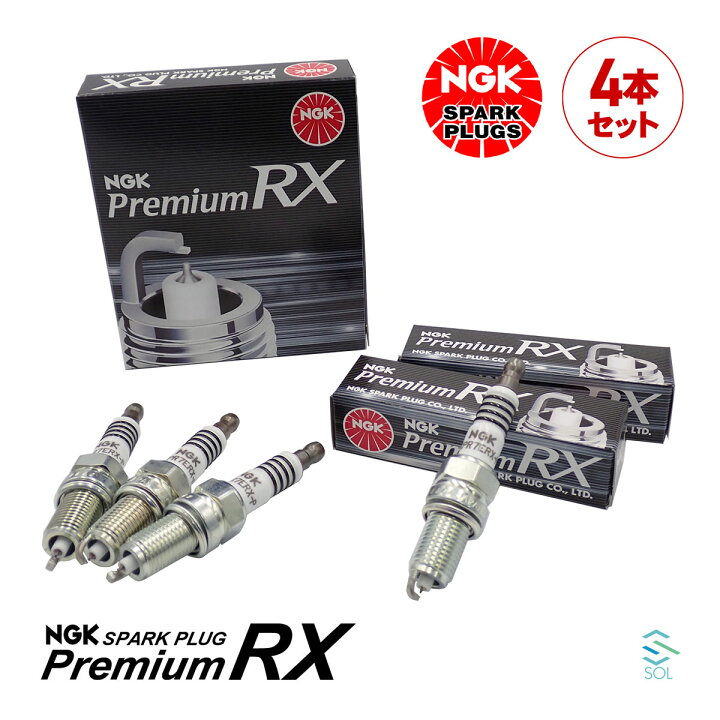 楽天市場】NGK スパークプラグ プレミアムRX イリジウム プラグ 4本 