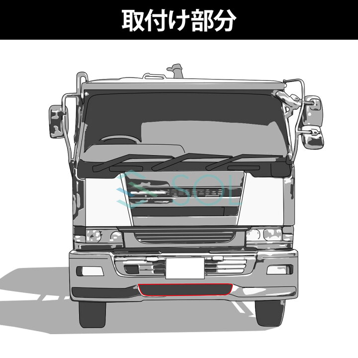 楽天市場】出荷締切18時 ビッグサム 後期 日産UDトラックス フロント 