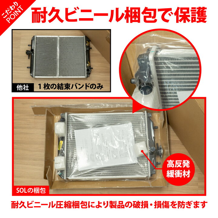 楽天市場】出荷締切18時 CAPSOL ラジエーター ラジエター キャップ付 