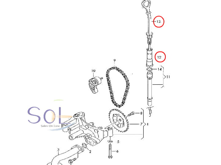 楽天市場】アウディ A3 (8L1) オイルレベルゲージセット(エンジンオイルディップスティック+ガイドパイプ) 06A115611Q +  06A103663C : 自動車パーツの宝箱 SOL