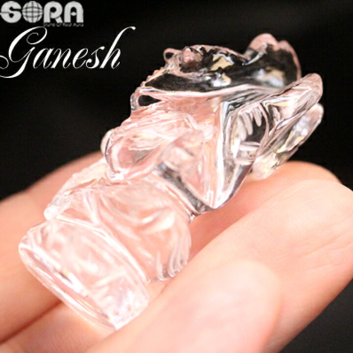 楽天市場】楽天ランキング1位 ヒマラヤ水晶 パワーストーン ガネーシャ  