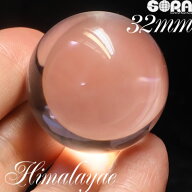 【限定1点モノ】透明タイプ（細かいインクルあり） ヒマラヤ水晶 ガネーシュヒマール産 水晶 丸玉 ヒマラ…