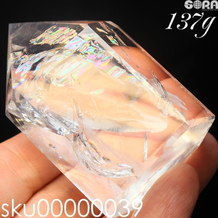 楽天市場】パワーストーン 水晶 レインボー水晶 アイリス水晶 ポイント 