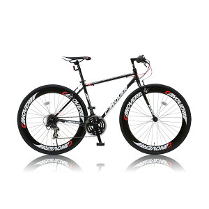 �s�X�|�[�e�B�ȃf�U�C���ŊX����ʋ΁A�ʊw�ɂ��œK�tCANOVER700x28C�N���X�o�C�N21�i�ϑ�CAC-025 NYMPH�u���b�N(25598)