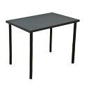 《作業台、PCデスク、デスクにシンプルだからなんにでも使える》サカベ 900×600mmフリーテーブルTY-9060BKブラック