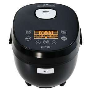 《使い方も後始末もとても簡単!いつもの手順でご飯が炊けます。》ユニテク 糖質カット機能搭載1.5〜3.5合炊き炊飯器RB-65B
