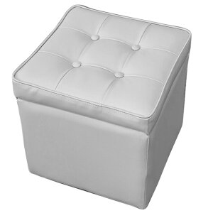 《収納力は抜群です。スマートにお部屋を片付けられます》サカベ CORO収納スツールHSW-16IVアイボリー