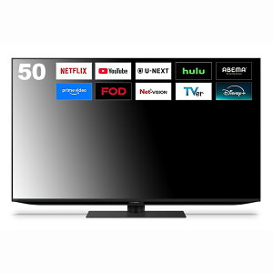 �V���[�v 4K�ʎq�h�b�g/mini LED�e���r����50V�^�e���r4T-50X7A