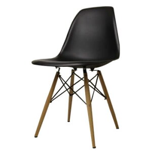 sŏ㋉̃tHrOɁtC[Y DC-231A-BK DSW Dining Shell side chair Wood baseubN