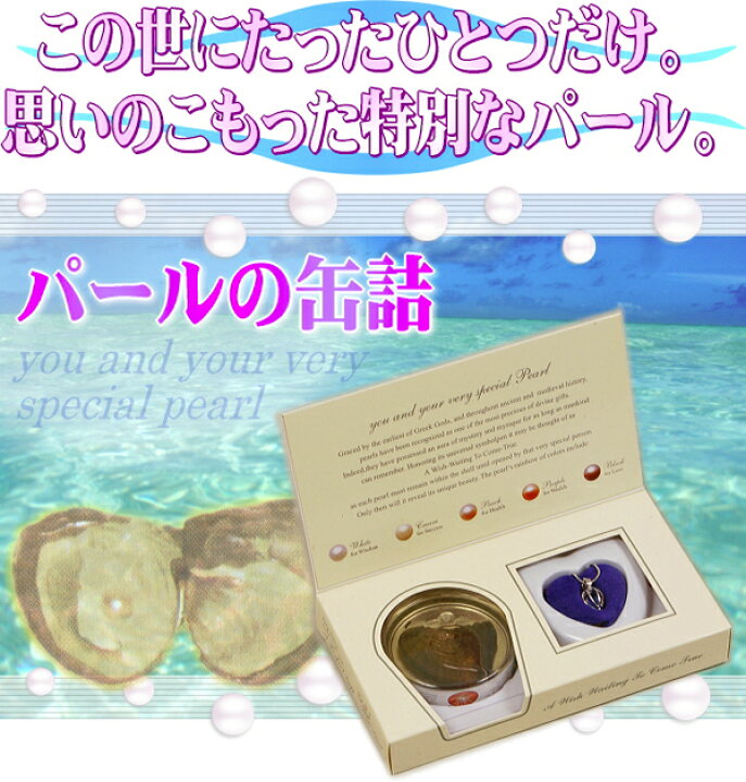 1017円 予約販売品 あなただけの愛の真珠 缶パールネックレス