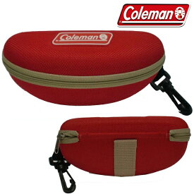 【本日全品10％OFF!】送料無料 !( 定形外 ) Coleman【正規品】コールマン サングラス用 ハードケース 赤 ベルト通し＆フック付き【 CO-07 偏光サングラス 小物入れ スポーツ 釣り ウエストポーチ 1000円ポッキリ 】 送料込 ◇ セミハードケース CO07:レッド