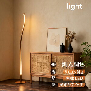 フロアライト スタンドライト 螺旋 間接照明 LED 調光調色 照明 寝室 リモコン付き おしゃれ ランプ 記憶機能 北欧 モダン ダイニング カフェ リビング 省エネ 省スペース 1年保証付き PSE認証