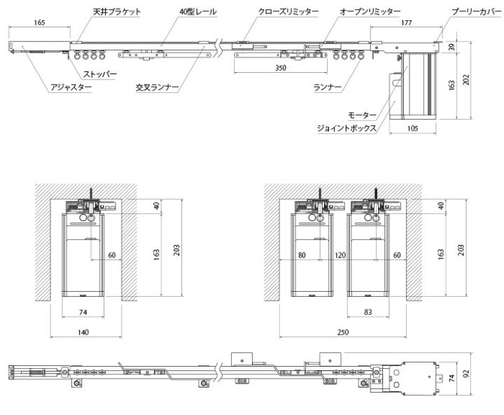 楽天市場】[ポイント10倍×15日20時から4時間限定] 電動レール Z40型 