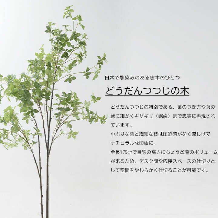 楽天市場】フェイクグリーン 大型 どうだんつつじ 木 175cm 観葉植物 