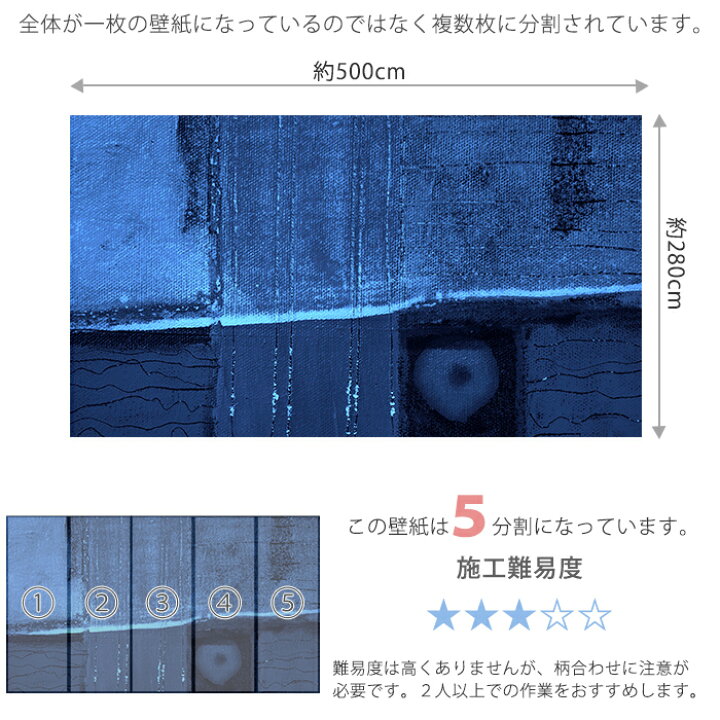 楽天市場】壁紙 ブルー 輸入壁紙 デザイン おしゃれ 不織布 クロス DIY 
