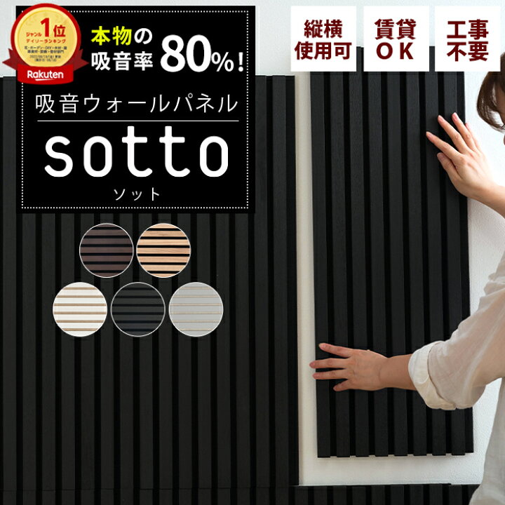 楽天市場】[マラソン限定クーポンあり] 吸音材 吸音パネル 80×30cm 6枚 