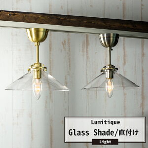 シーリングライト 照明 おしゃれ 北欧 アンティーク つりさげ LED対応 レトロ 直付け 1灯 ルミティーク ●ガラスシェード 即日出荷 C-F-1