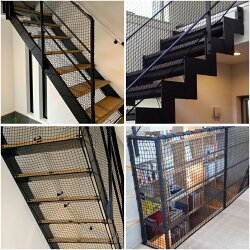 楽天市場 階段 手すり用 安全ネット 転落防止ネット 幅30 100cm 丈1 300cm Net15c 25mm目 階段ネット ベランダネット 室内ネット 階段転落防止ネット 安全対策 転落防止 落下防止 子供の転落 子供の落下 ペットの落下 吹き抜け ブラック ホワイト ブラウン Jq